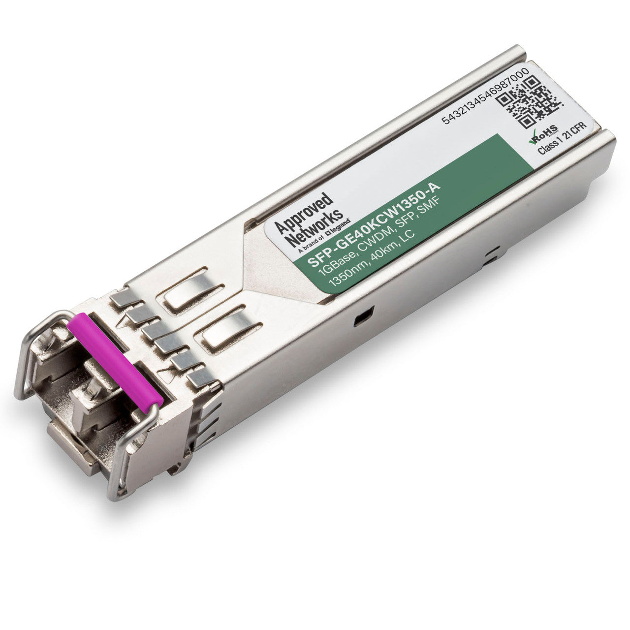 Legrand SFP-GE40KCW1350-A network transceiver module Fiber optic 1250 Mbit/s 1350 nm
