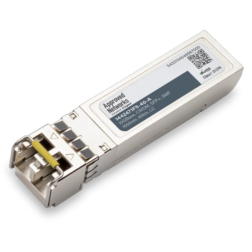 Legrand 1442471F5-40-A network transceiver module Fiber optic 10 Mbit/s SFP+ 1550 nm