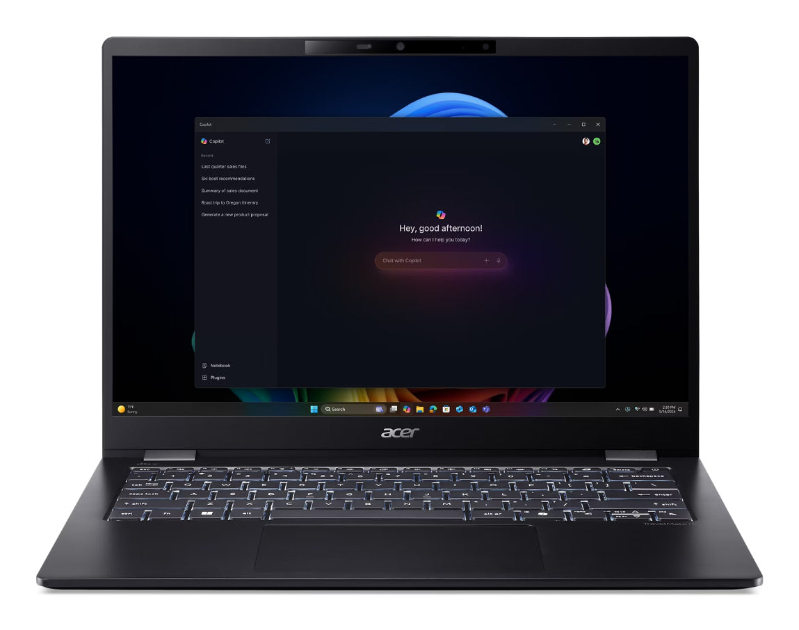 TMP614-54-783H 11 PRO COPILOT+ CORE 7 ULTRA 16GB 1TB 14 2880X1800