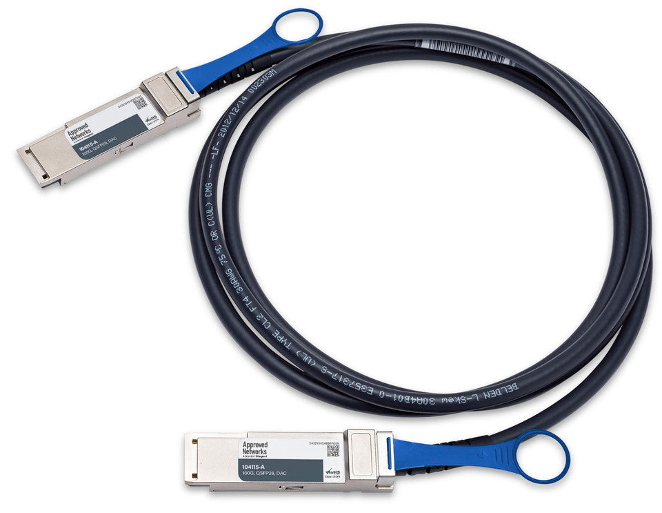 Legrand QSFP100G-CU-P InfiniBand/fibre optic cable 59.1" (1.5 m) QSFP28 DAC Black