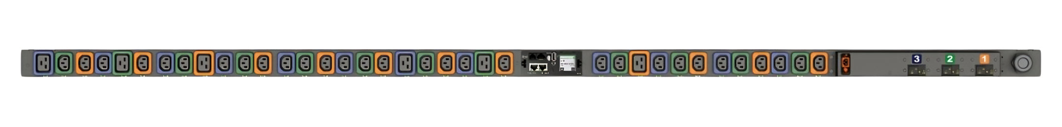 Vertiv Geist MNU5MGW1-36PT68-3TL15A0A10-S-A power distribution unit (PDU) 36 AC outlet(s) 0U Black
