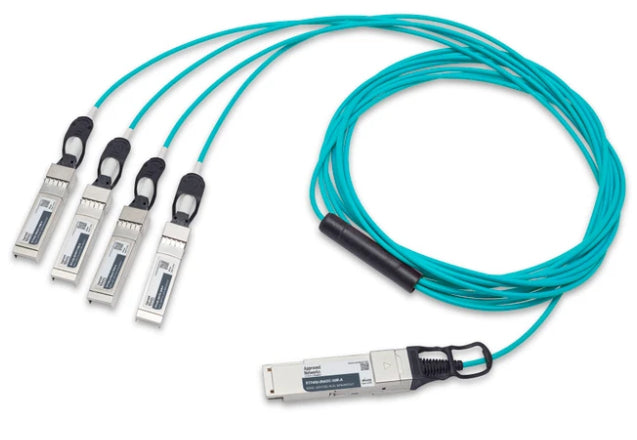 Legrand ET7402-25AOC-12M-A InfiniBand/fibre optic cable 472.4" (12 m) QSFP28 4x SFP28 AOC Aqua color