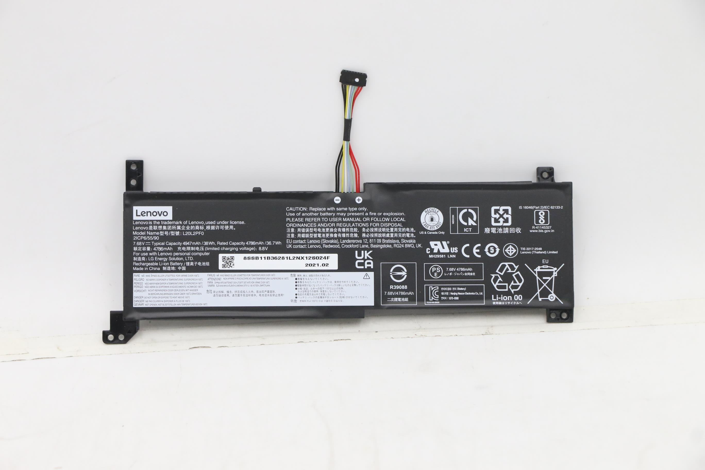 Lenovo 5B11B36285 laptop spare part Battery