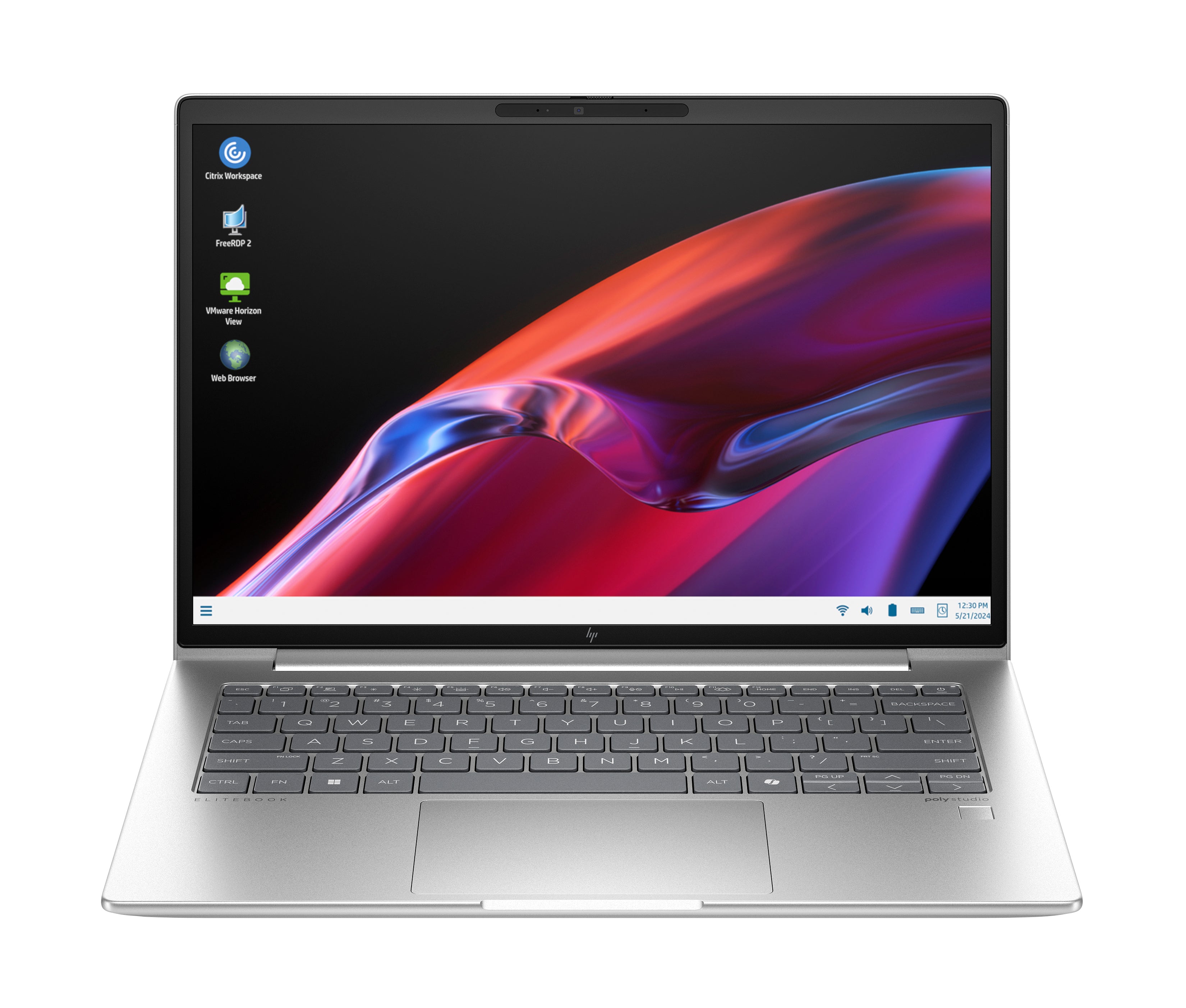 HP Elite mt645 G8 AMD Ryzen™ 5 7535U Mobile thin client 14" WUXGA 16 GB DDR5-SDRAM 256 GB SSD Wi-Fi 6E (802.11ax) Windows 10 IoT Enterprise Silver