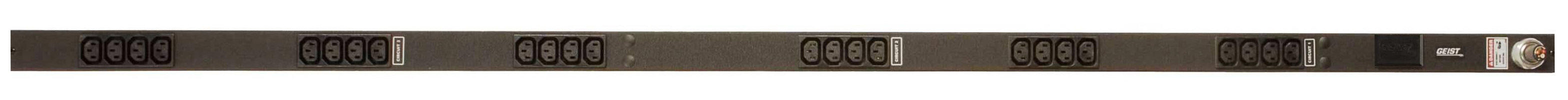 Vertiv VHVBN248-102C13TL21 power distribution unit (PDU) 24 AC outlet(s) 0U Black