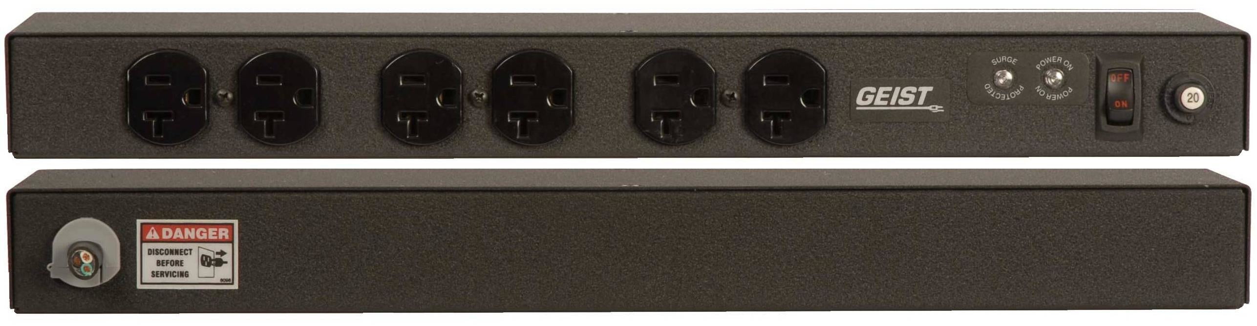 Vertiv SPF064-1023TL power distribution unit (PDU) 6 AC outlet(s) Black