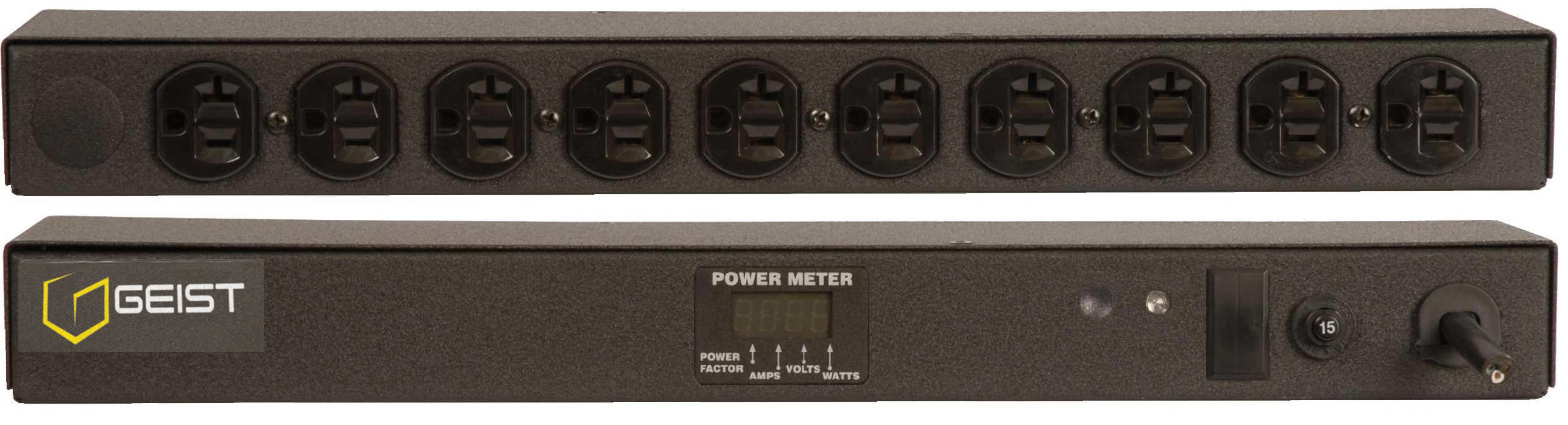 Vertiv Geist BRFCN100-1025 power distribution unit (PDU) 10 AC outlet(s) 0U Black