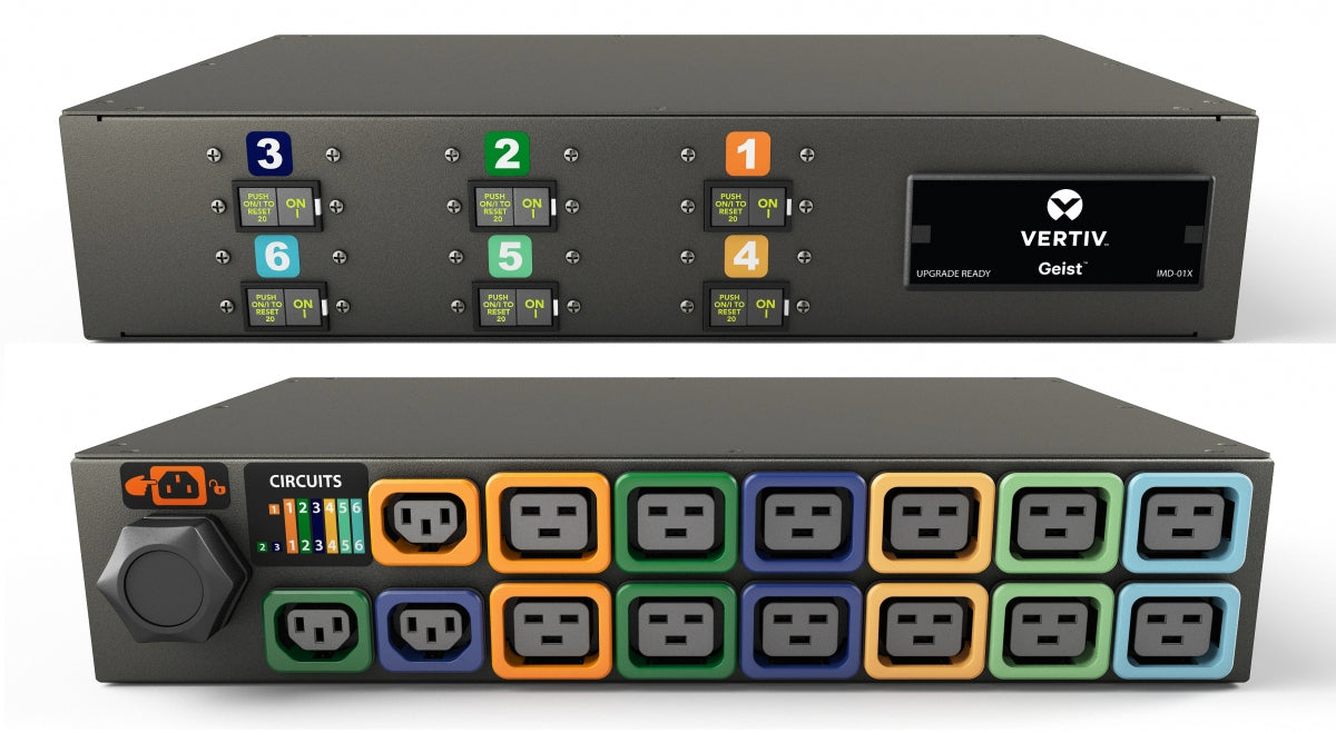 Vertiv I10019L power distribution unit (PDU) 15 AC outlet(s) 2U Black
