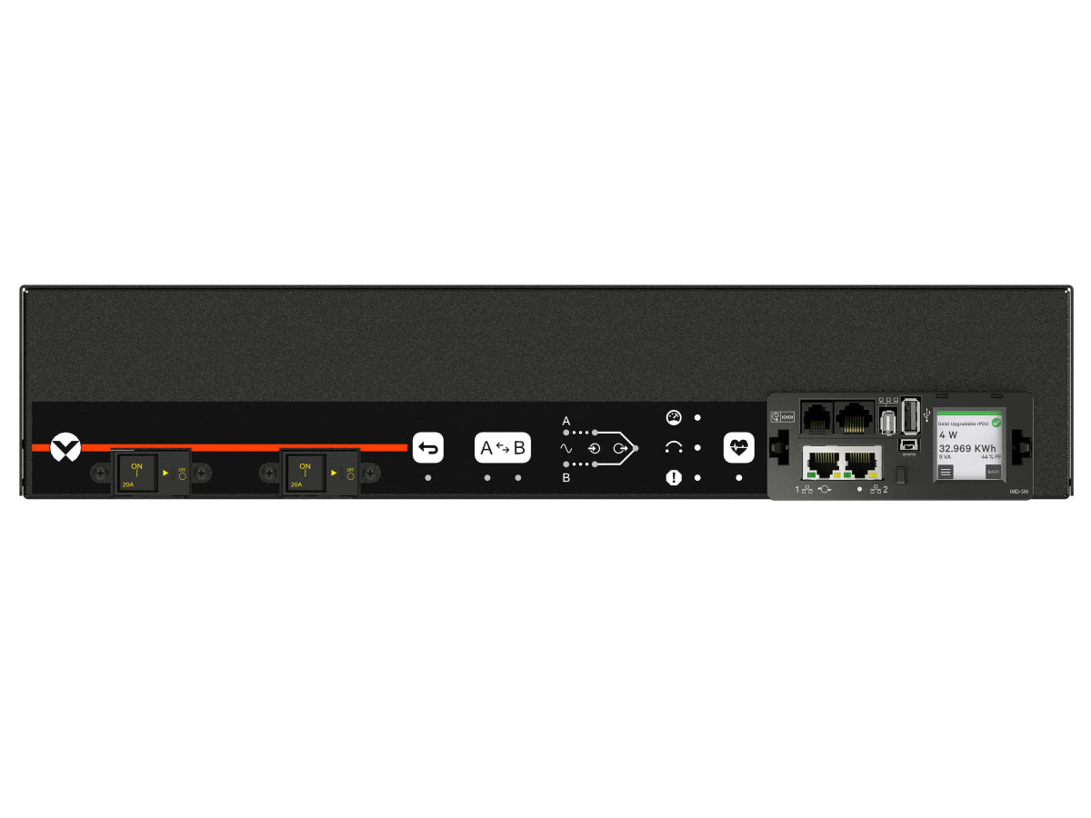 Vertiv Geist AN05M2R1-20S203-3TL5TL5A011-D power distribution unit (PDU) 20 AC outlet(s) 0U Black