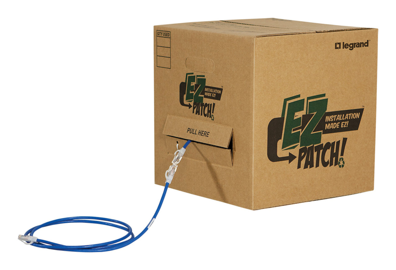 Legrand EZC5E03Q50-06 networking cable Blue 35.4" (0.9 m) Cat5e U/UTP (UTP)