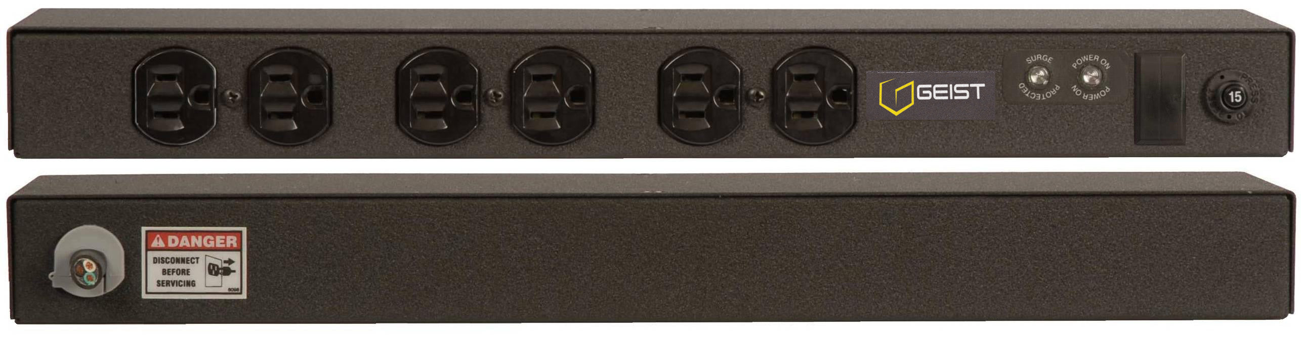 Vertiv SPFN064-10 power distribution unit (PDU) 6 AC outlet(s) Black