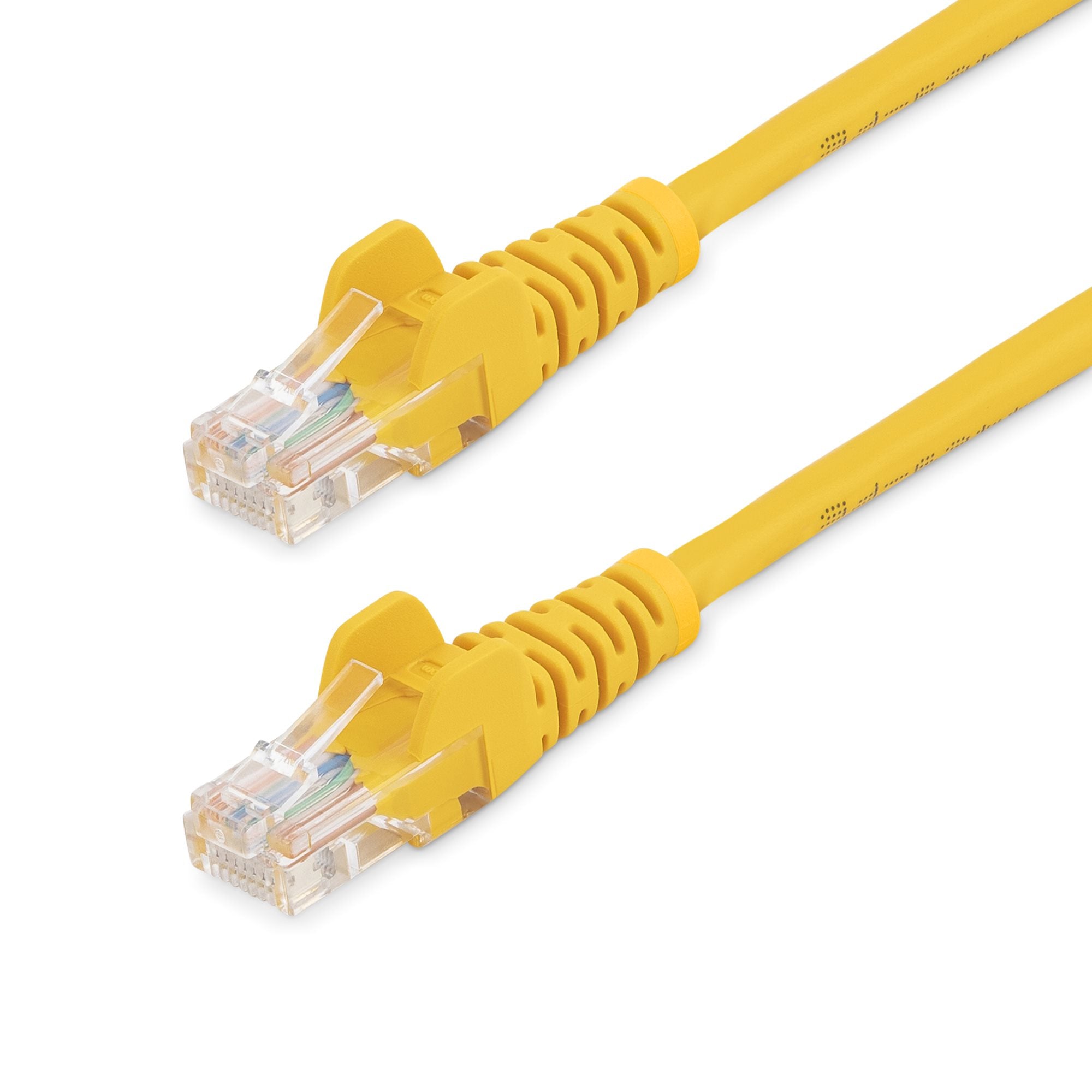 StarTech.com 25 ft Yellow Snagless Category 5e (350 MHz) UTP Patch Cable networking cable 300" (7.62 m)