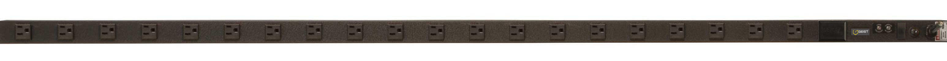 Vertiv VSSBN204-101S15 power distribution unit (PDU) 20 AC outlet(s) 0U Black