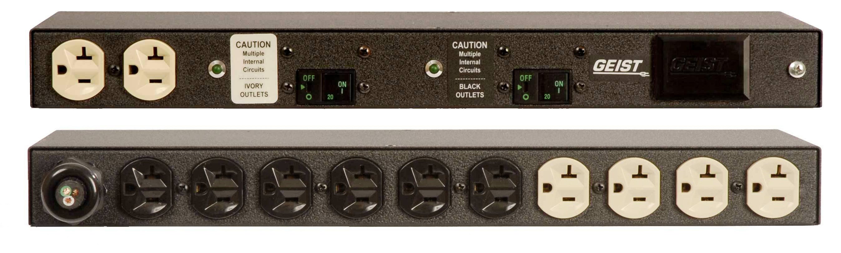 Vertiv XPR120-103D20TL5 power distribution unit (PDU) 12 AC outlet(s) 0U Black