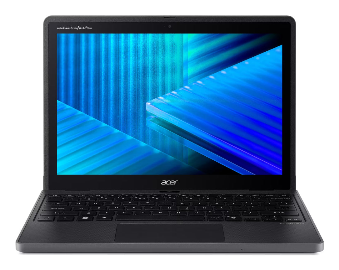 Acer TravelMate Spin B3 TMB312R-31-P4LS Intel® N N250 Hybrid (2-in-1) 12.2" Touchscreen WUXGA 8 GB LPDDR5-SDRAM 128 GB eMMC Wi-Fi 7 (802.11be) Windows 11 Pro Education Black