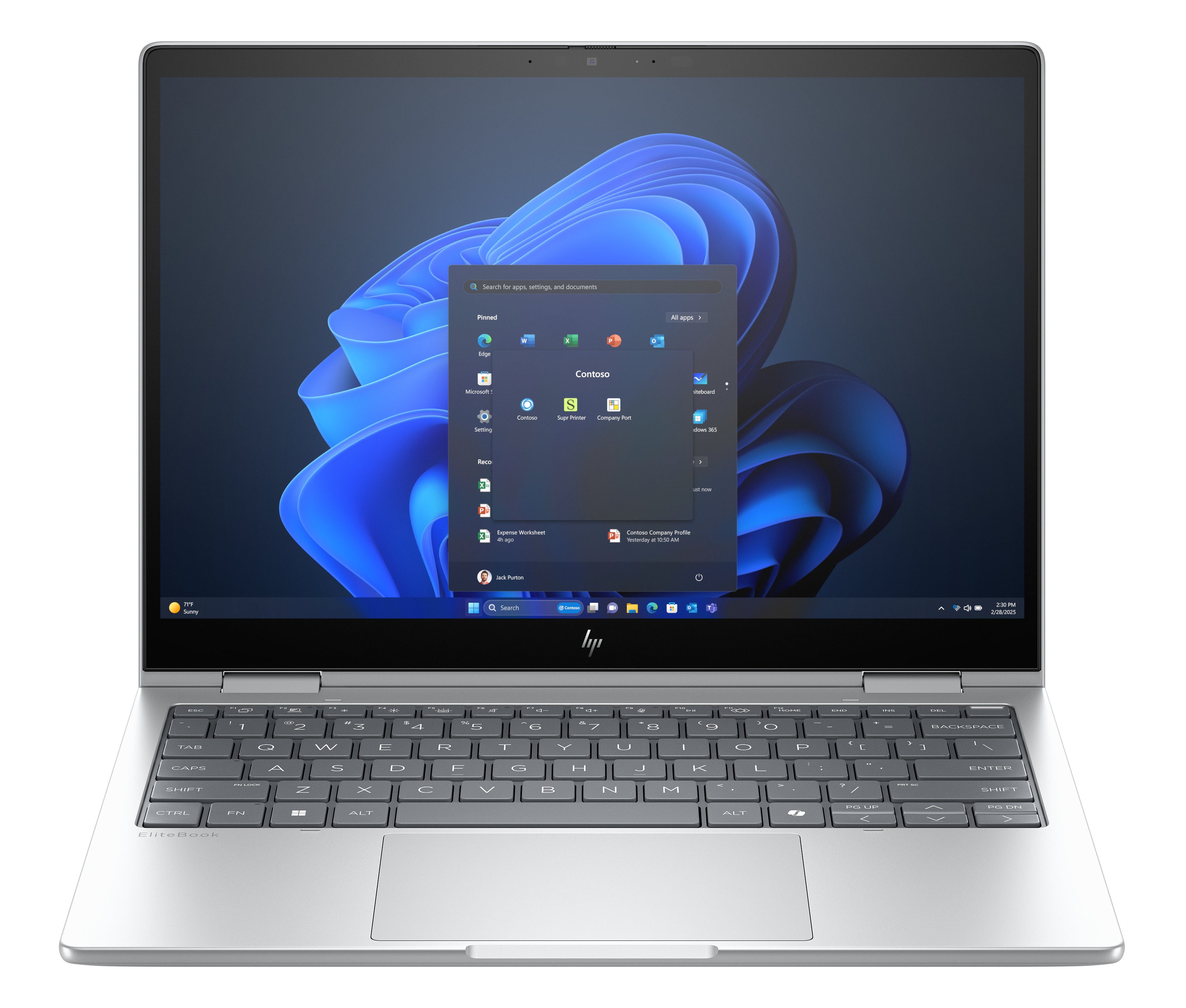 HP EliteBook 8 Flip G1i 13 inch Notebook AI PC Wolf Pro Security Edition Intel Core Ultra 5 235U Hybrid (2-in-1) 13.3" Touchscreen WUXGA 32 GB LPDDR5x-SDRAM 512 GB SSD Wi-Fi 7 (802.11be) Windows 11 Pro Silver