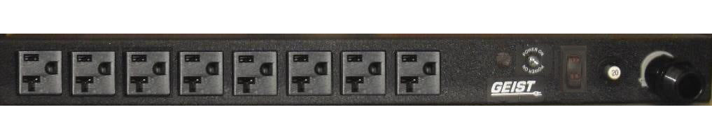 Vertiv Geist NSVL080-102S20TL power distribution unit (PDU) 8 AC outlet(s) 0U Black