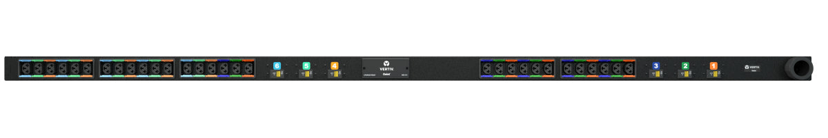Vertiv Geist MN01XGW1-30CF18-5CS15A0A10-S-A power distribution unit (PDU) 30 AC outlet(s) 0U Black