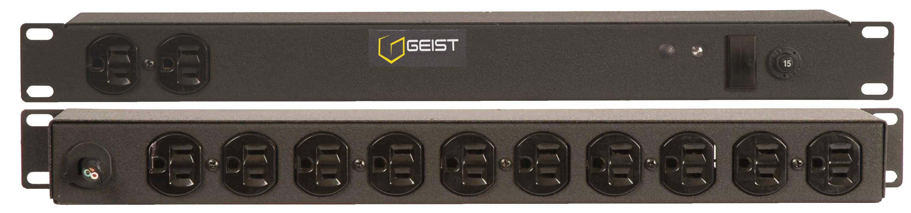 Vertiv Geist BRN120-10 power distribution unit (PDU) 12 AC outlet(s) 0U Black