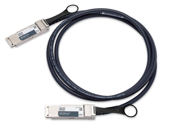 Legrand 603020009-A InfiniBand/fibre optic cable 98.4" (2.5 m) QSFP+ DAC Silver, Black