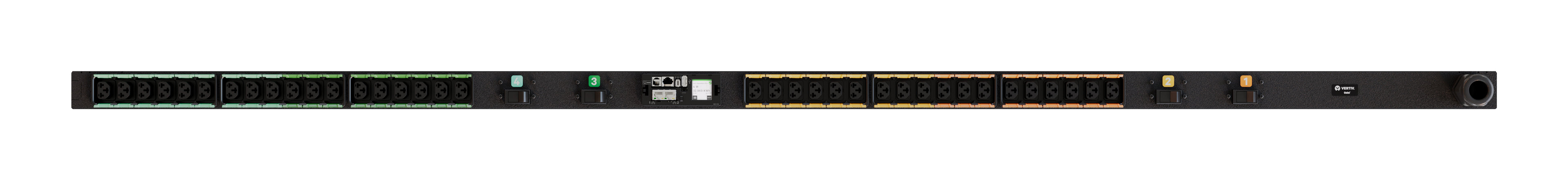 Vertiv PowerIT VP4U60A0 power distribution unit (PDU) 36 AC outlet(s) 0U Black