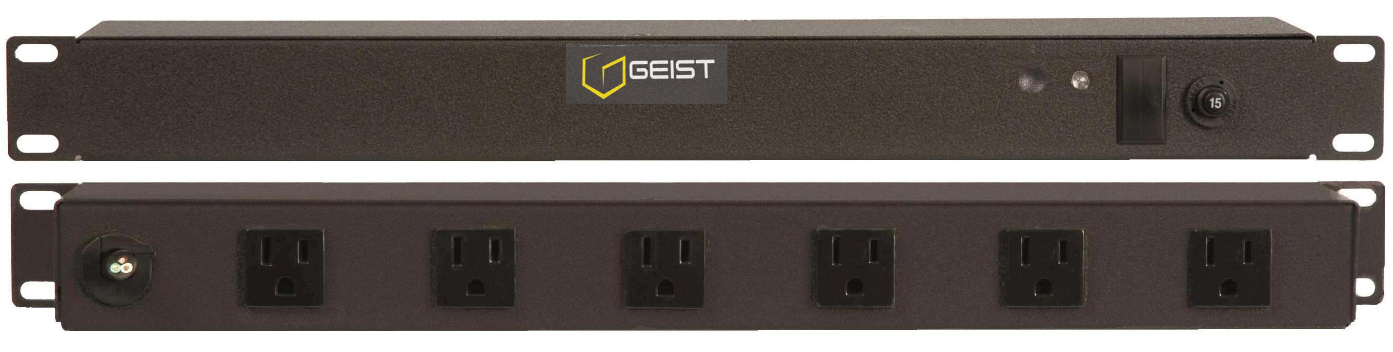 Vertiv Geist BRTN060-10 power distribution unit (PDU) 6 AC outlet(s) 0U Black