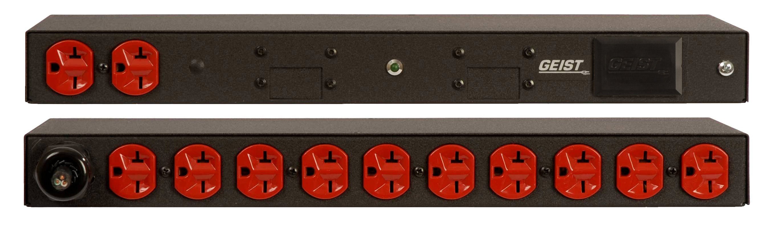 Vertiv VHVRN122-102D20TL6 power distribution unit (PDU) 12 AC outlet(s) 0U Black