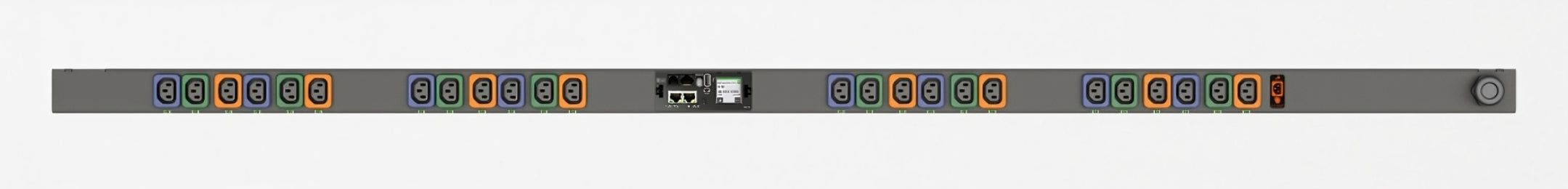 Vertiv Geist MNS5MGB0-24L138-2TL21A0A10-S-A power distribution unit (PDU) 24 AC outlet(s) Black