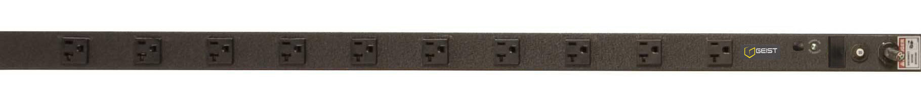Vertiv Geist NSVAN100-102S20 power distribution unit (PDU) 10 AC outlet(s) 0U Black