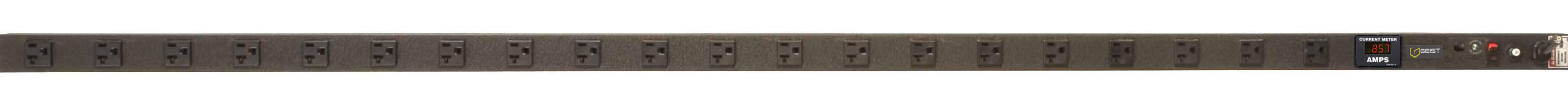 Vertiv NSVBA200-102S20 power distribution unit (PDU) 20 AC outlet(s) 0U Black