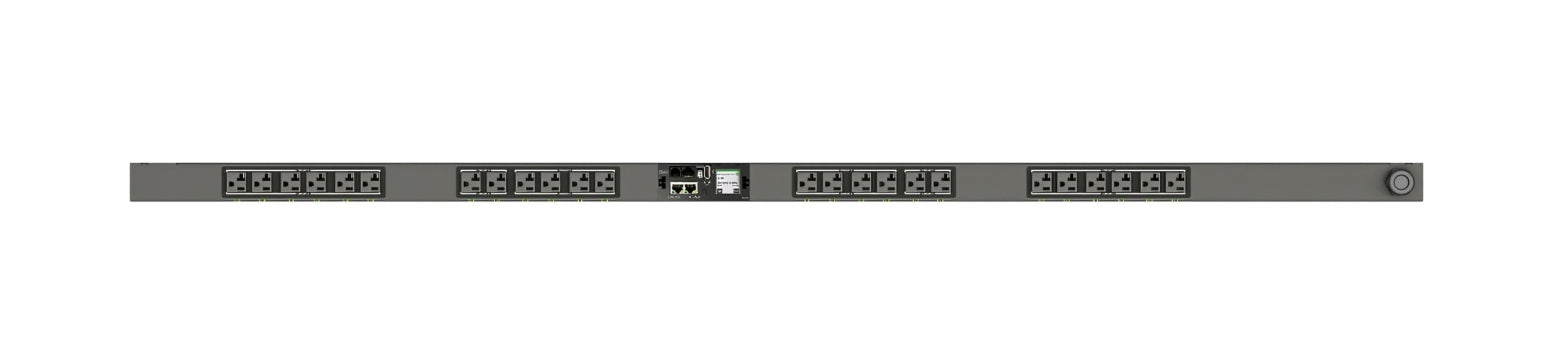 Vertiv Geist MNU5MGB0-24S203-2ST5A0A10-S power distribution unit (PDU) 24 AC outlet(s) 0U Black
