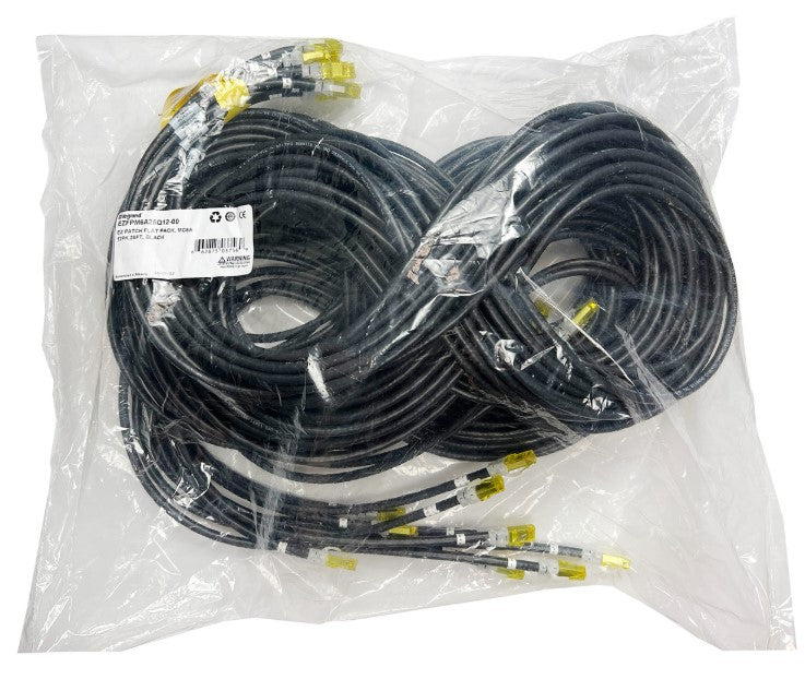 Legrand EZ Patch networking cable Black 83.9" (2.13 m) Cat6