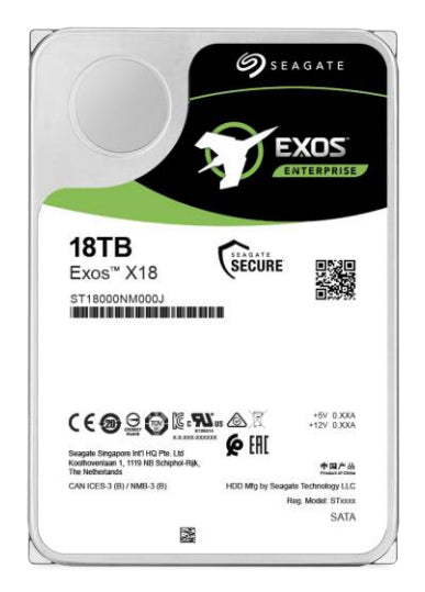 Seagate Enterprise ST18000NM007J internal hard drive 18 TB 7200 RPM 256 MB 3.5" SAS