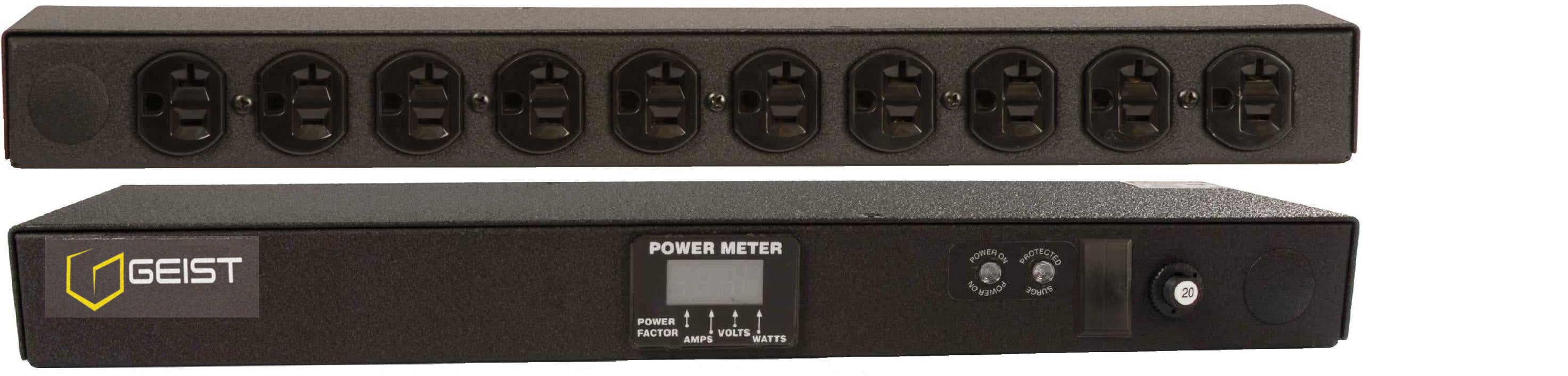 Vertiv Geist SPFCN104-1025 power distribution unit (PDU) 10 AC outlet(s) 0U Black