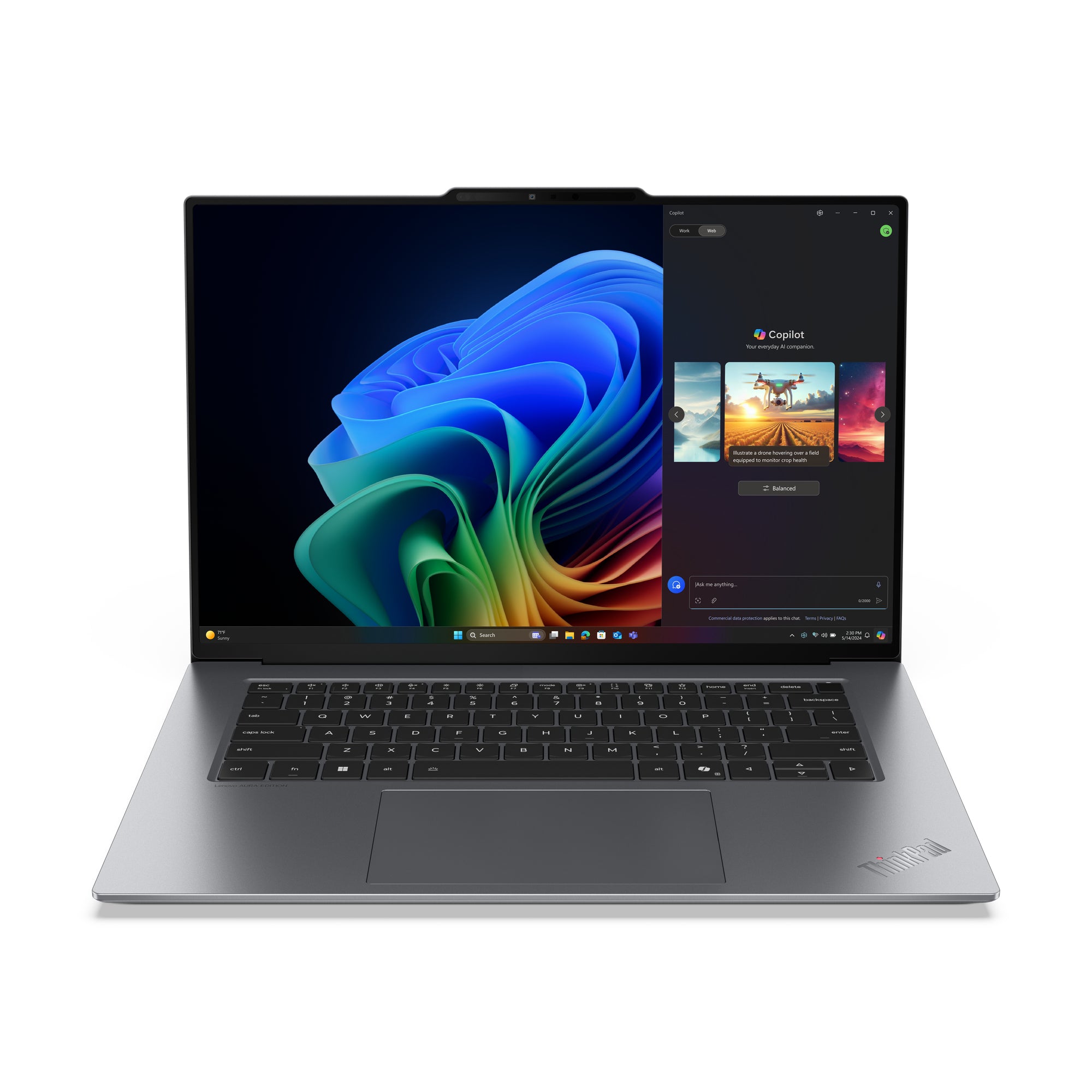 THINKPAD X9-15 G1 INTEL CORE ULTRA 7 258V LPE-CORES UP TO 3.70GH