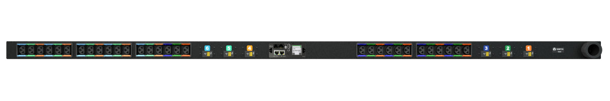 Vertiv Geist MN05MGW1-30CF18-6PS15D0A10-S-A power distribution unit (PDU) 30 AC outlet(s) 0U Black