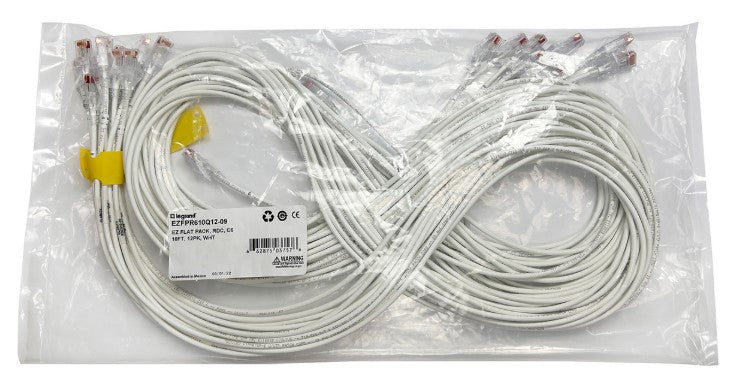 Legrand EZ Patch networking cable White 83.9" (2.13 m) Cat6a