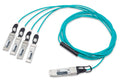 Legrand L-AOC-Q4S28-2M-A InfiniBand/fibre optic cable 78.7" (2 m) QSFP28 4x SFP28 Aqua color